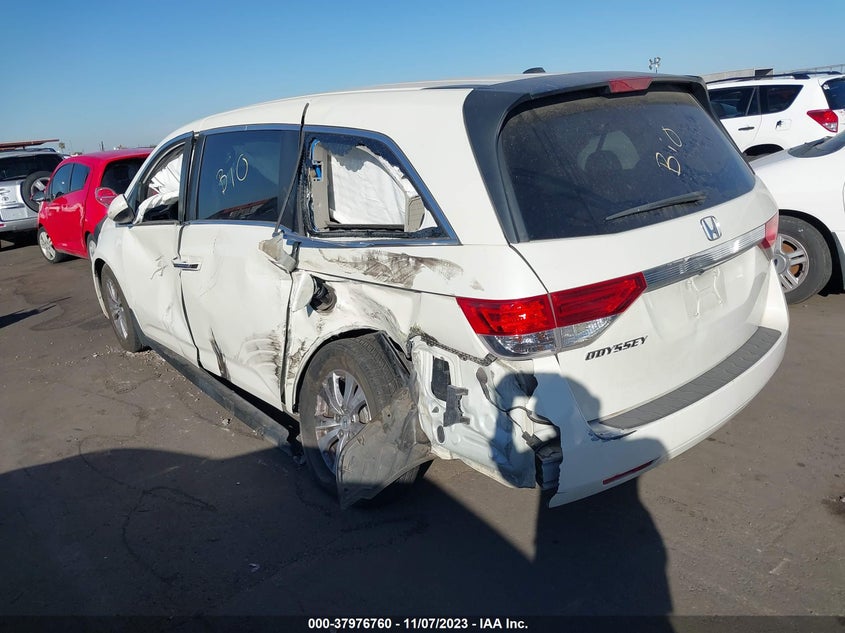 VIN 5FNRL5H68HB010812 2017 HONDA ODYSSEY EX-L
