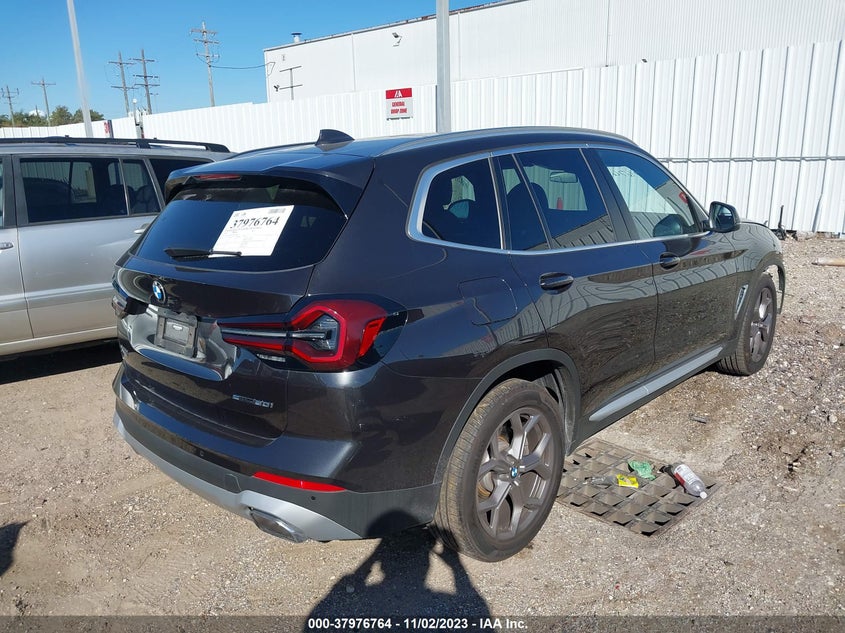 VIN WBX47DP02NN186485 2022 BMW X3 SDRIVE30I