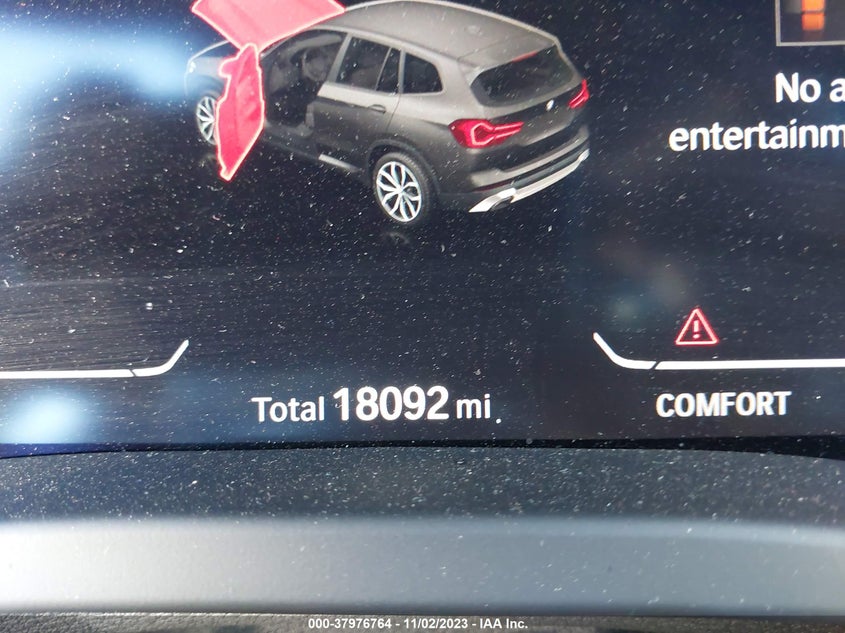 VIN WBX47DP02NN186485 2022 BMW X3 SDRIVE30I