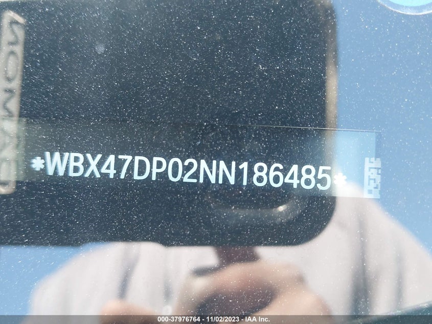 VIN WBX47DP02NN186485 2022 BMW X3 SDRIVE30I