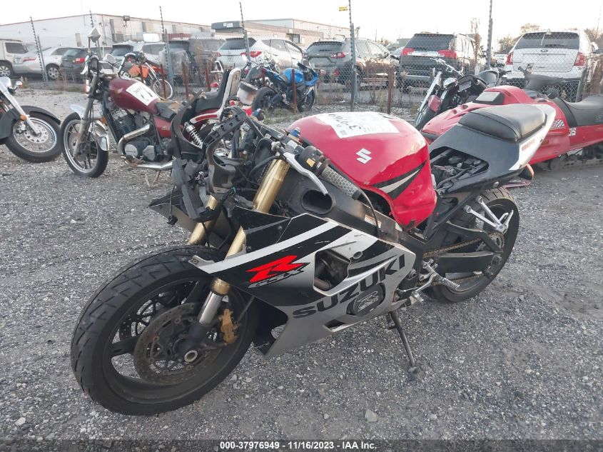 2004 SUZUKI GSX-R750 K - JS1GR7JA642103741
