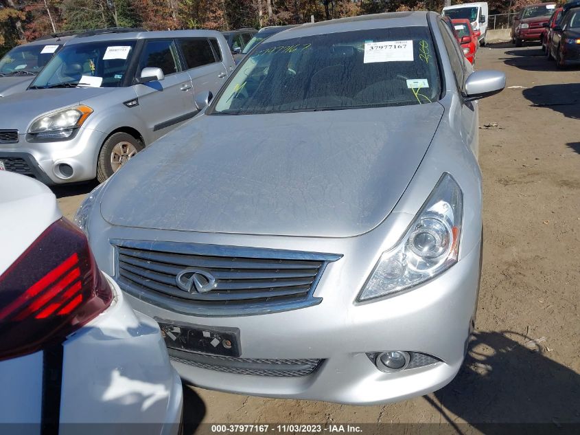 2013 INFINITI G37X X - JN1CV6AR2DM769406