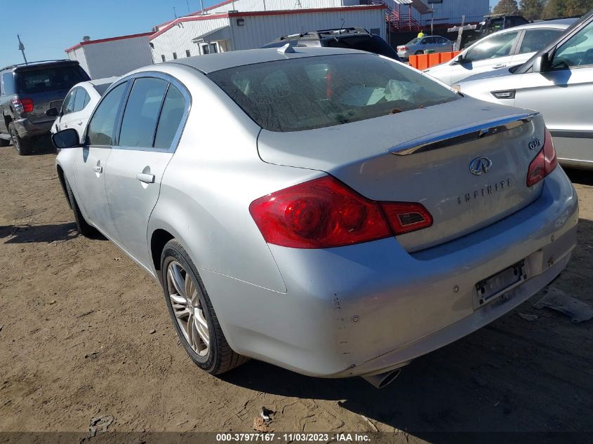 2013 INFINITI G37X X - JN1CV6AR2DM769406