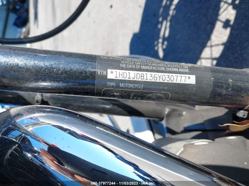 2006 HARLEY-DAVIDSON FLSTNI 1HD1JDB136Y030777