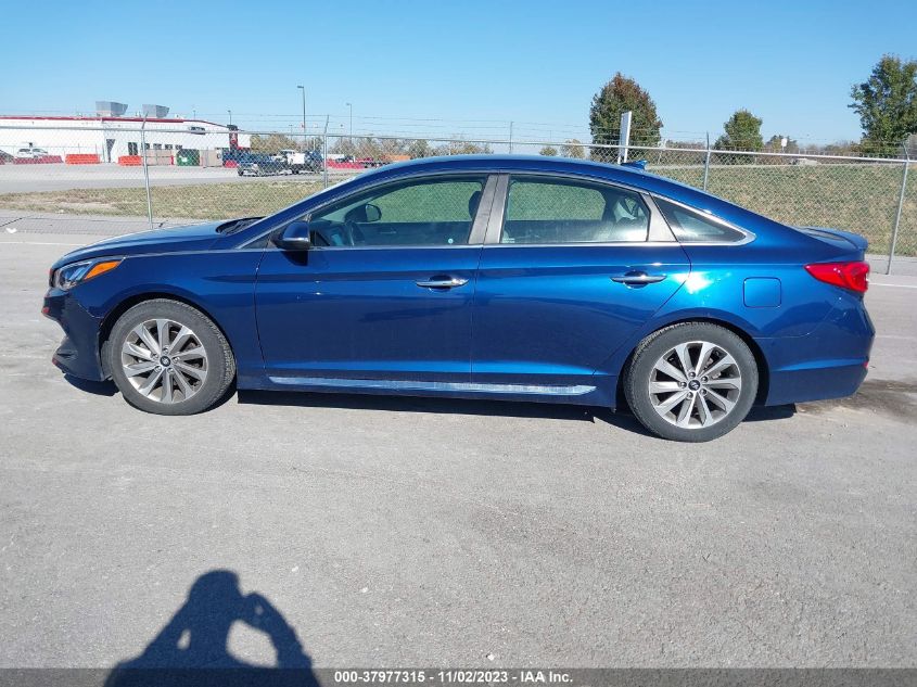 2015 HYUNDAI SONATA 2.4L SPORT - 5NPE34AF1FH230276