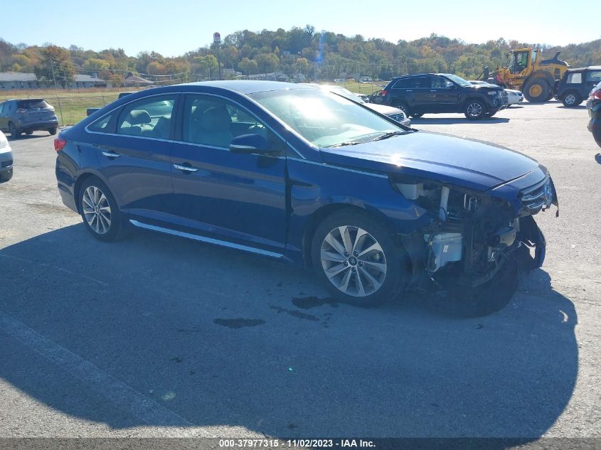 2015 HYUNDAI SONATA 2.4L SPORT - 5NPE34AF1FH230276