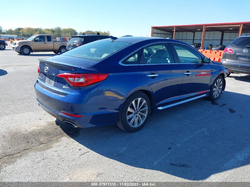 2015 HYUNDAI SONATA 2.4L SPORT - 5NPE34AF1FH230276