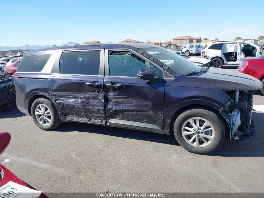 2022 KIA CARNIVAL MPV LX SEAT PACKAGE KNDNB4H33N6127125
