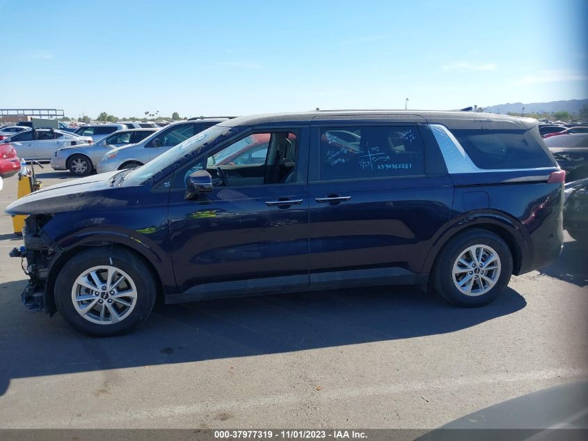 2022 KIA CARNIVAL MPV LX SEAT PACKAGE KNDNB4H33N6127125