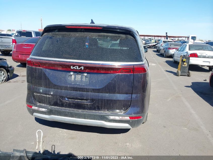 2022 KIA CARNIVAL MPV LX SEAT PACKAGE KNDNB4H33N6127125