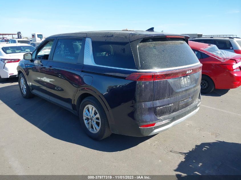 2022 KIA CARNIVAL MPV LX SEAT PACKAGE KNDNB4H33N6127125