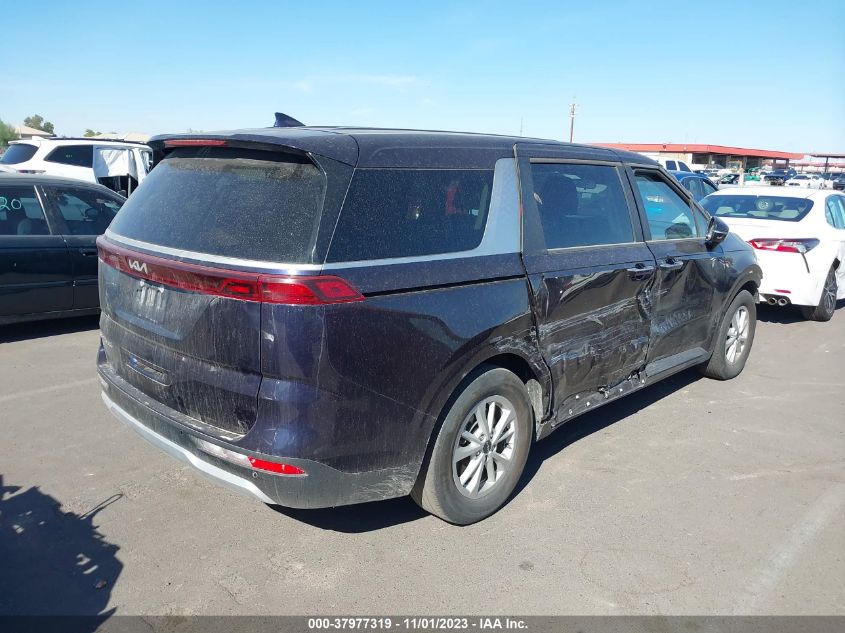 2022 KIA CARNIVAL MPV LX SEAT PACKAGE KNDNB4H33N6127125