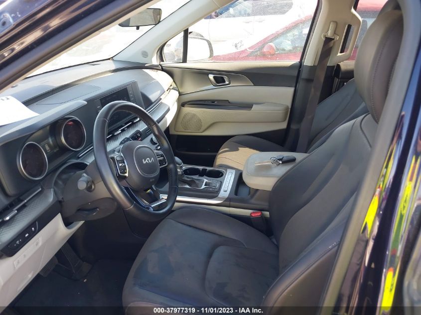 2022 KIA CARNIVAL MPV LX SEAT PACKAGE KNDNB4H33N6127125