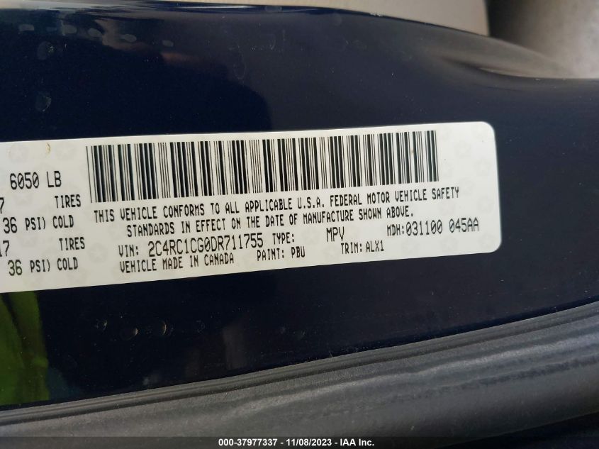 2013 CHRYSLER TOWN & COUNTRY TOURING L - 2C4RC1CG0DR711755