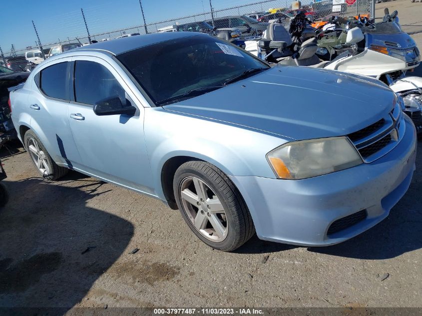 2013 DODGE AVENGER SE - 1C3CDZAB8DN607539