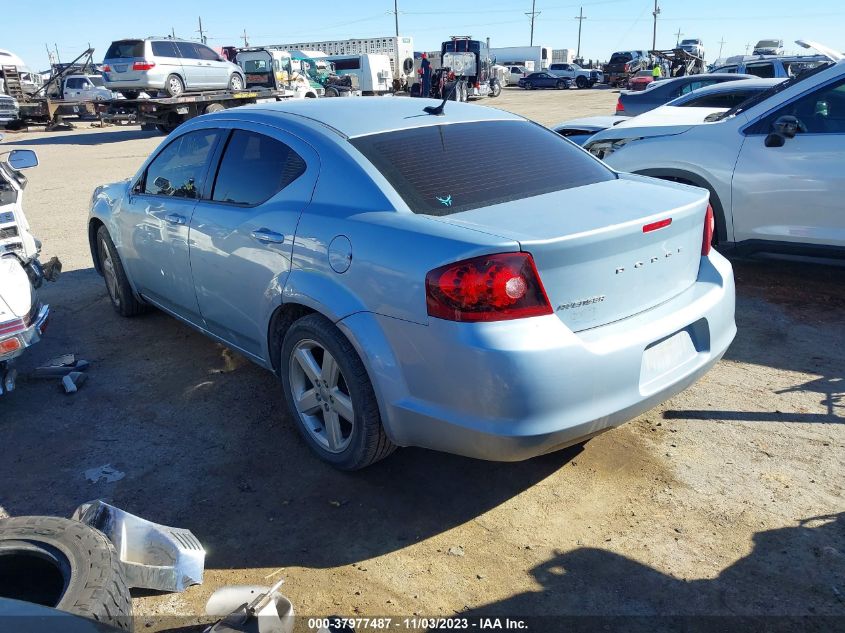 2013 DODGE AVENGER SE - 1C3CDZAB8DN607539