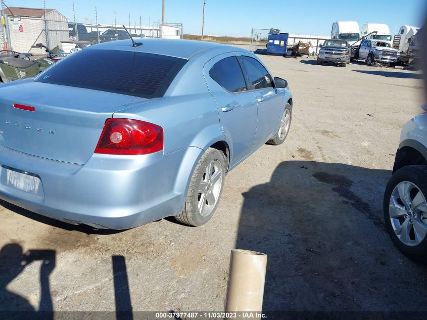 2013 DODGE AVENGER SE - 1C3CDZAB8DN607539