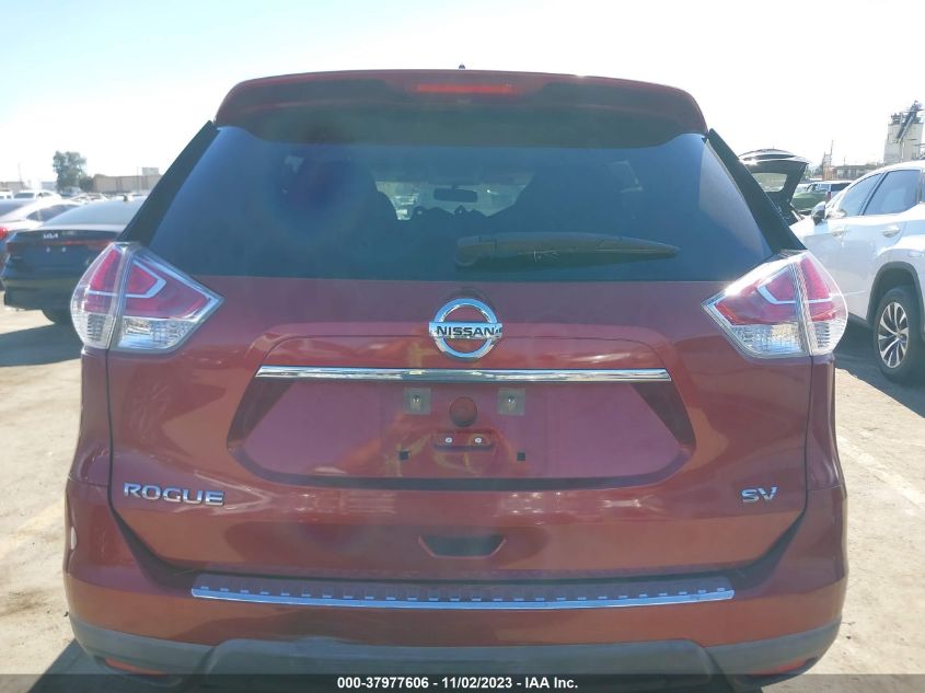 2016 NISSAN ROGUE SV - KNMAT2MT2GP618689