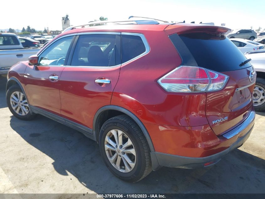 2016 NISSAN ROGUE SV - KNMAT2MT2GP618689