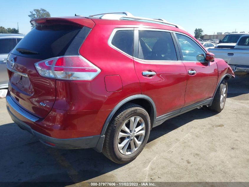 2016 NISSAN ROGUE SV - KNMAT2MT2GP618689