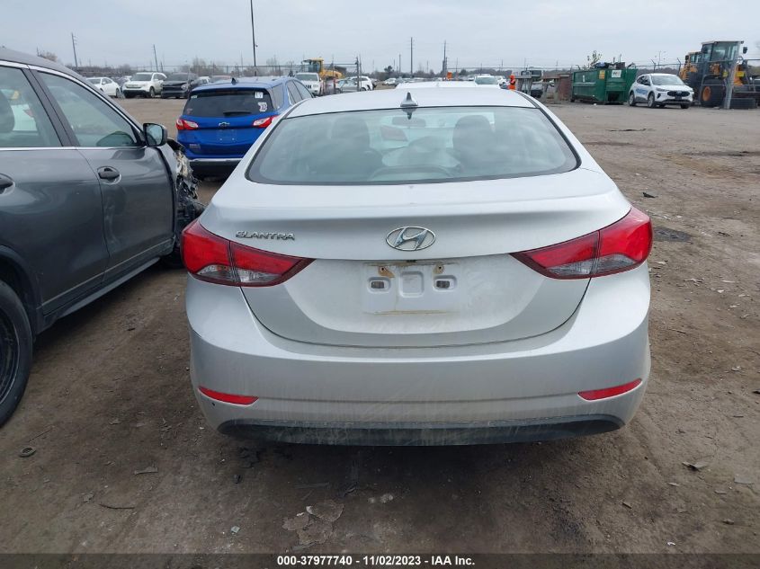 2016 HYUNDAI ELANTRA VALUE EDITION - 5NPDH4AE9GH796336