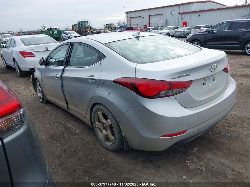 2016 HYUNDAI ELANTRA VALUE EDITION - 5NPDH4AE9GH796336