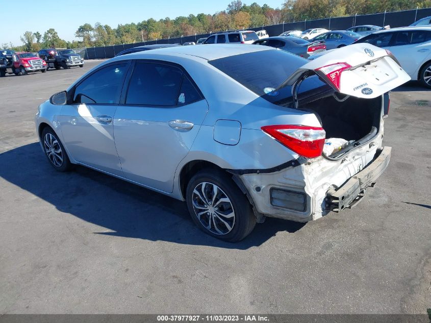 2016 TOYOTA COROLLA LE - 2T1BURHE1GC502288