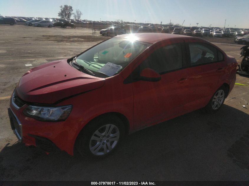 2017 CHEVROLET SONIC LS - 1G1JB5SH7H4151929