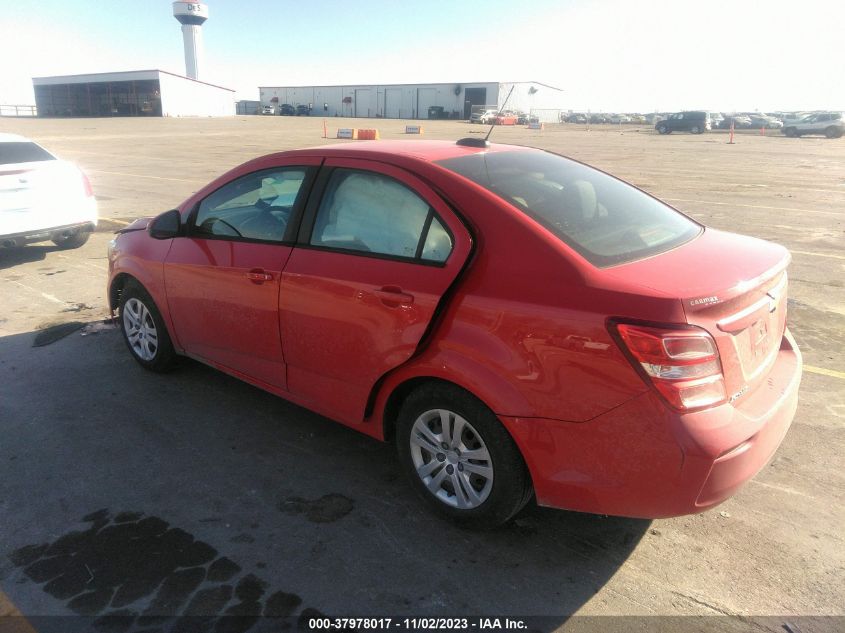 2017 CHEVROLET SONIC LS - 1G1JB5SH7H4151929