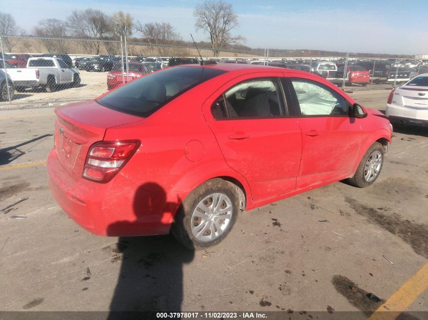 2017 CHEVROLET SONIC LS - 1G1JB5SH7H4151929