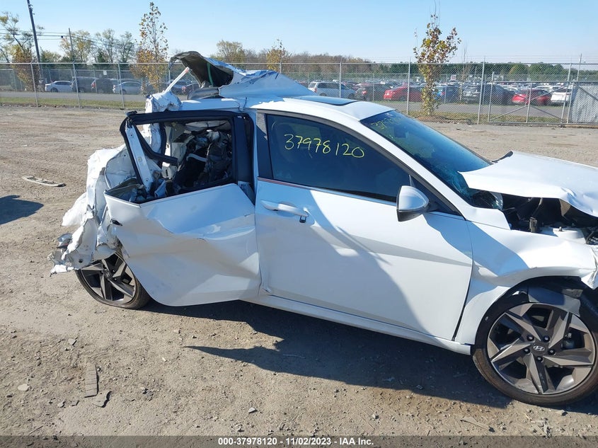 VIN 5NPLP4AGXMH037271 2021 HYUNDAI ELANTRA LIMITED
