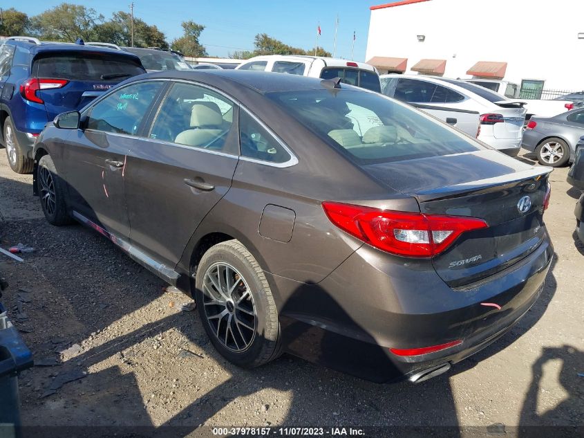 2015 HYUNDAI SONATA 2.4L SPORT - 5NPE34AF7FH105024