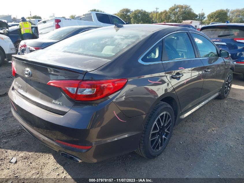 2015 HYUNDAI SONATA 2.4L SPORT - 5NPE34AF7FH105024