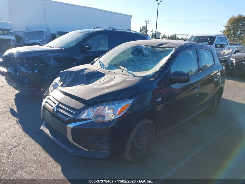 2022 MITSUBISHI MIRAGE 1.2L I3   N(VIN: ML32AUHJ5NH004292