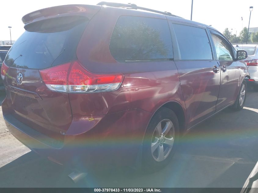 2013 TOYOTA SIENNA LE - 5TDKK3DC9DS284398