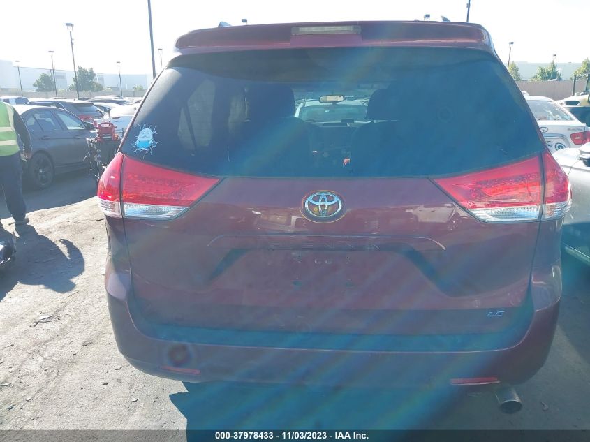 2013 TOYOTA SIENNA LE - 5TDKK3DC9DS284398