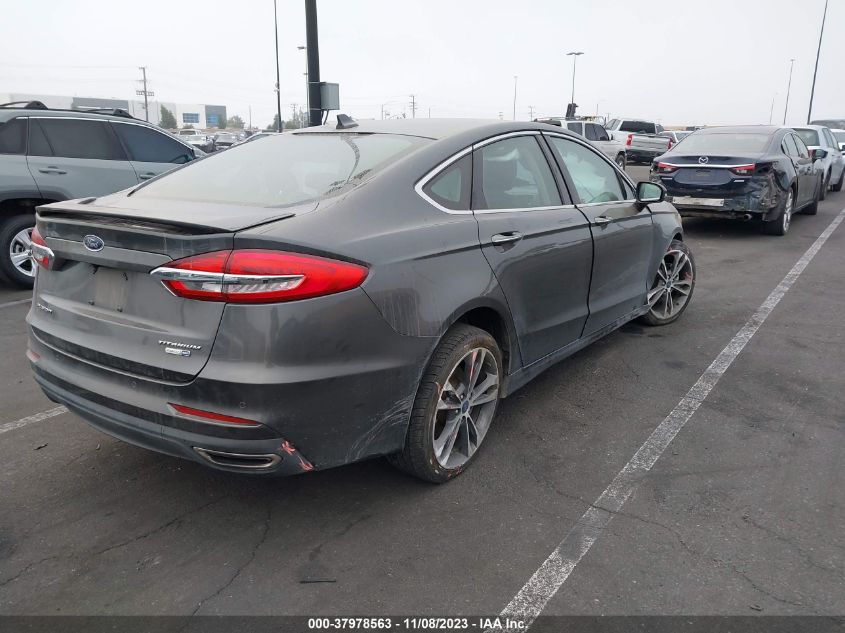 2020 FORD FUSION TITANIUM - 3FA6P0D92LR130144