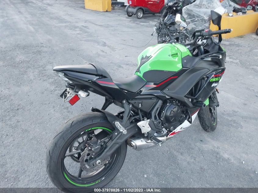 VIN ML5EXEN17NDA51430 2022 KAWASAKI EX650 N