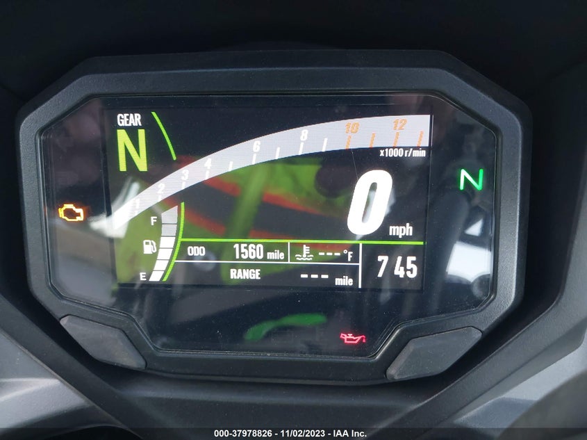 VIN ML5EXEN17NDA51430 2022 KAWASAKI EX650 N