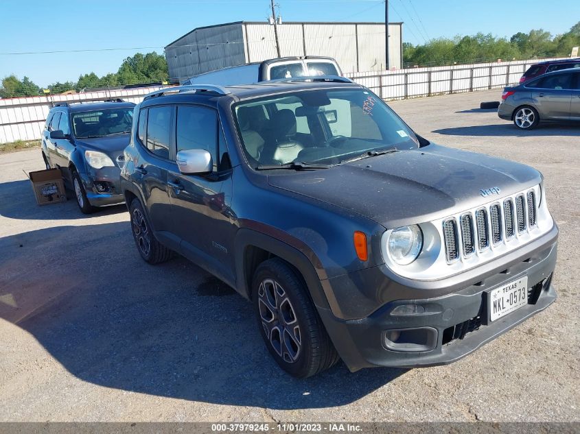 2017 JEEP RENEGADE LIMITED - ZACCJADB5HPE55542