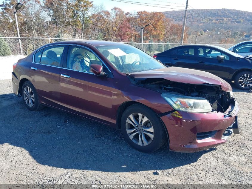 2013 HONDA ACCORD LX - 1HGCR2F38DA180751