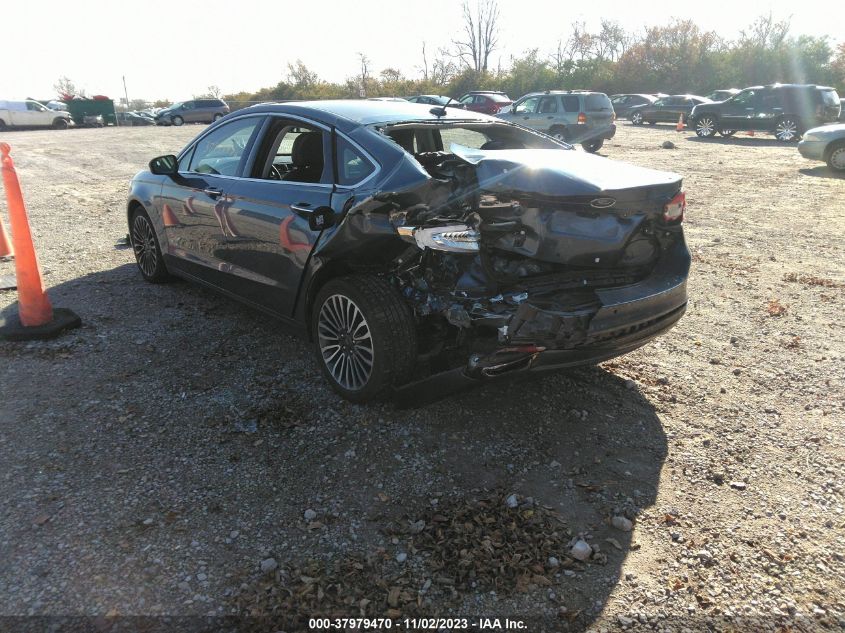 2018 FORD FUSION TITANIUM/PLATINUM - 3FA6P0D98JR225711