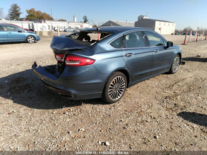 2018 FORD FUSION TITANIUM/PLATINUM - 3FA6P0D98JR225711