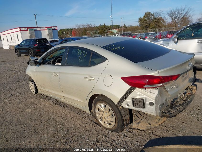 2018 HYUNDAI ELANTRA SE - KMHD74LF8JU593424