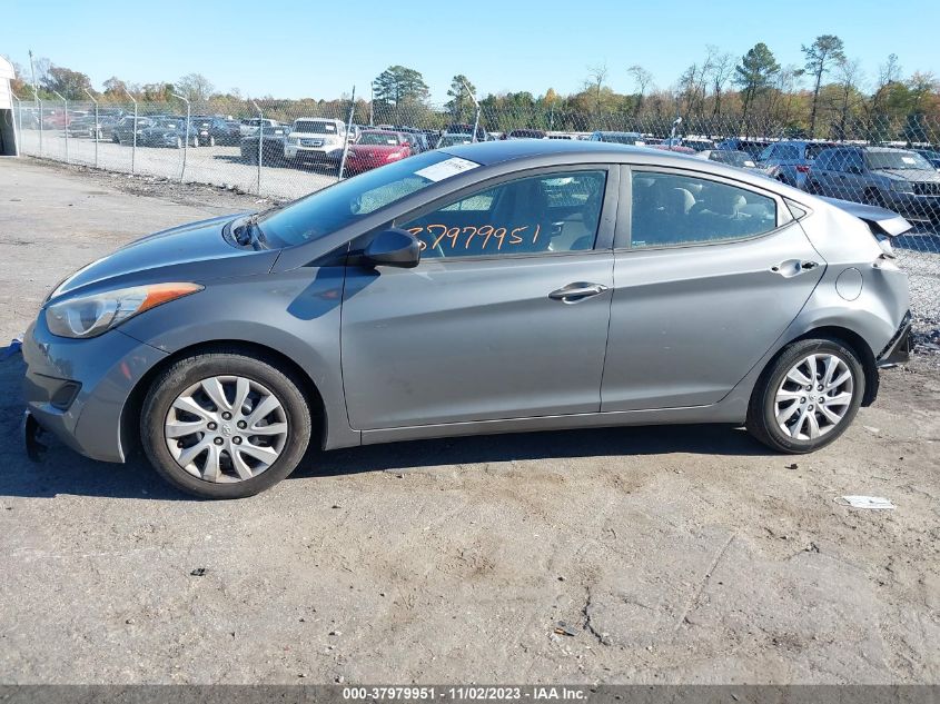 2013 HYUNDAI ELANTRA GLS - 5NPDH4AE0DH161873