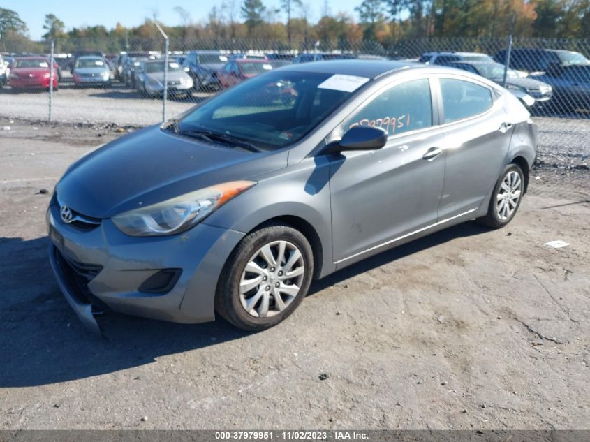 2013 HYUNDAI ELANTRA GLS - 5NPDH4AE0DH161873