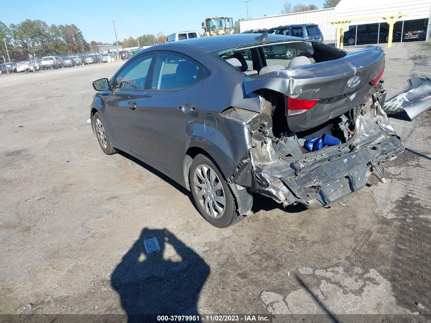2013 HYUNDAI ELANTRA GLS - 5NPDH4AE0DH161873