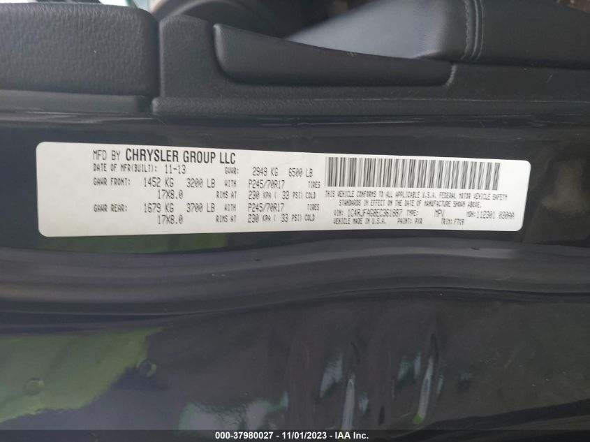 2014 JEEP GRAND CHEROKEE LAREDO - 1C4RJFAG8EC361887