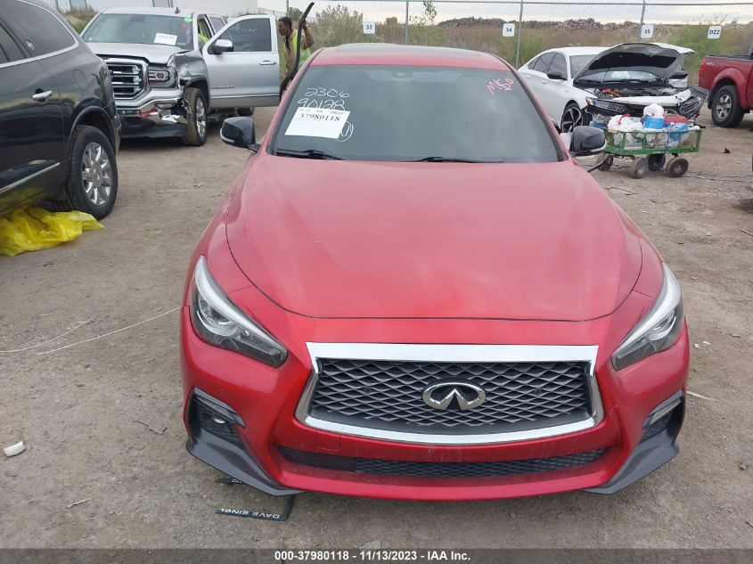 JN1FV7AP1KM760811 Infiniti Q50 RED SPORT 400 12