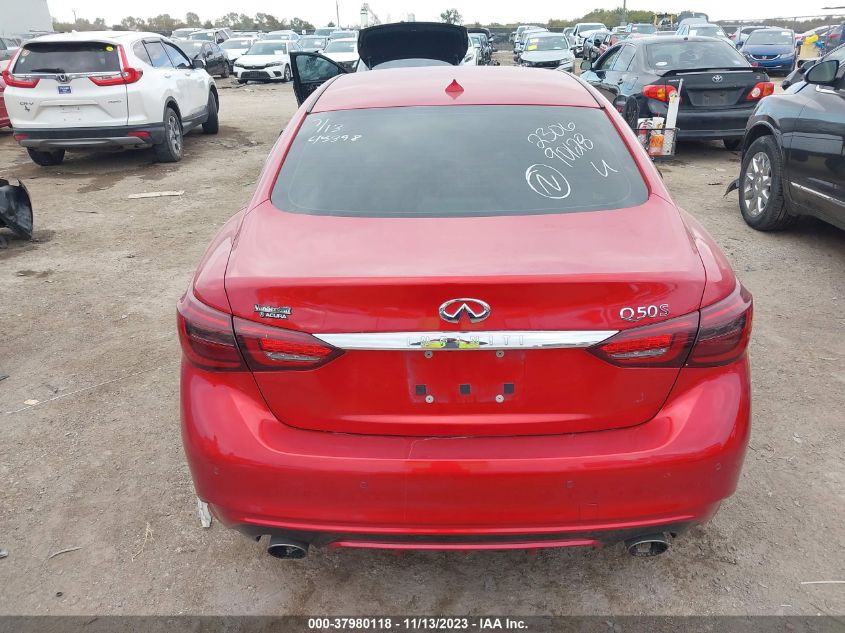 JN1FV7AP1KM760811 Infiniti Q50 RED SPORT 400 16